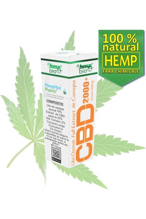ULEI OZONAT FULL EXTRACT DE CANEPA CBD 2000mg