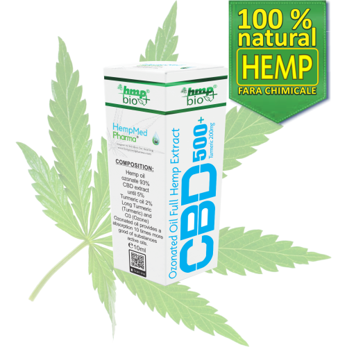 ULEI OZONAT FULL EXTRACT DE CANEPA CBD 500mg